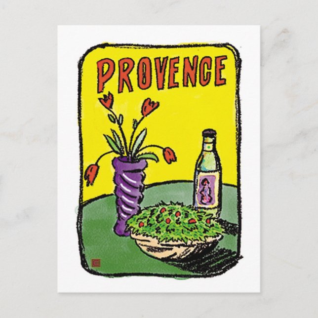 TRAVEL-France-Provence- Postcard (Front)