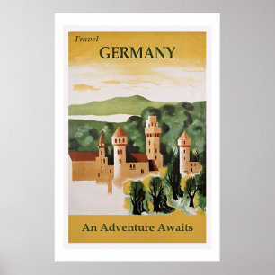 Travel Germany, An Adventure Awaits, Poster