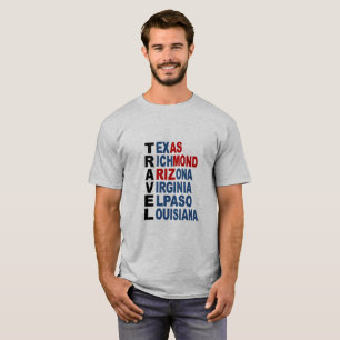 TRAVEL gray T-shirt