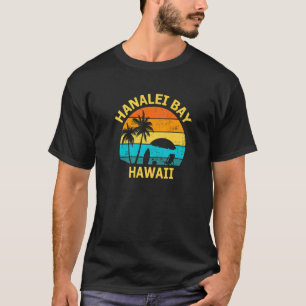 Travel Hanalei Bay Hawaii Vacation Souvenir T-Shirt