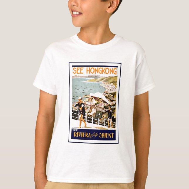 Travel Hong Kong Riviera Of The Orient T-Shirt (Front)