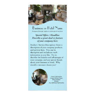 Travel, Hotel, Decorator Rack Cards Flyer Printing