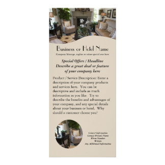 Travel, Hotel, Designer Rack Card Printing