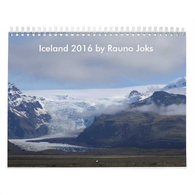 Travel Iceland 2016 Calendar by Rauno Joks (Cover)