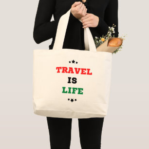 Travel Is Life Tote Bag