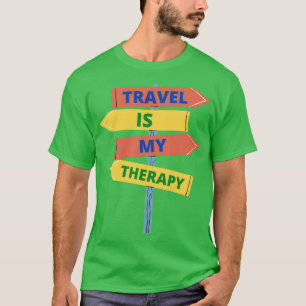 Travel Is My Therapy Essential T-Shirt