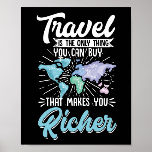 Travel Is The Only Thing You Can Buy That Makes Poster