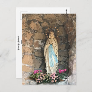 Travel Italy - Rome, Beautiful Madonna Postcard
