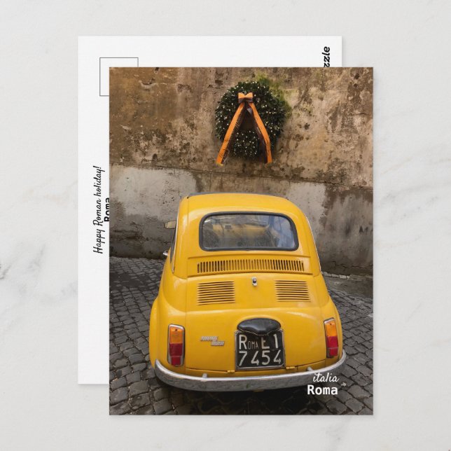 Travel | Italy - Rome, Holiday Joy Postcard (Front/Back)