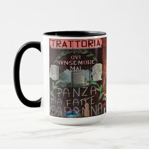Travel   Italy - Rome Quaint Italian Signs Mug