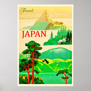 Travel Japan Vintage Poster