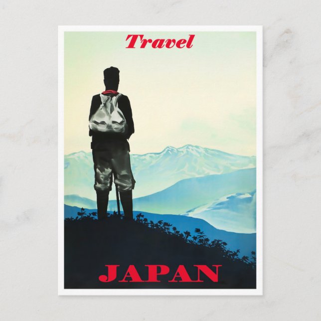 Travel Japan vintage travel Postcard (Front)