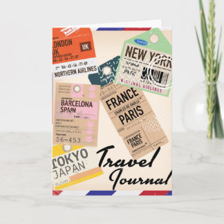 Travel Journal Holiday Card