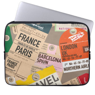 Travel journal laptop sleeve