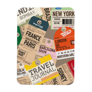 Travel Journal. Magnet