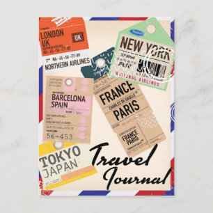 Travel Journal Postcard