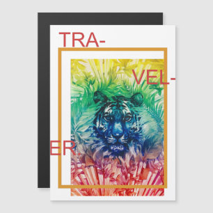 Travel Jungle Wild Tiger Tropical Leaves