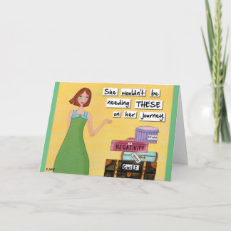 Travel Light - Inspirational Fine Art Card