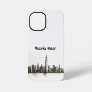 Travel lover personalise your name iPhone 12 mini case