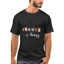 Travel Lover Therapy Quote Design