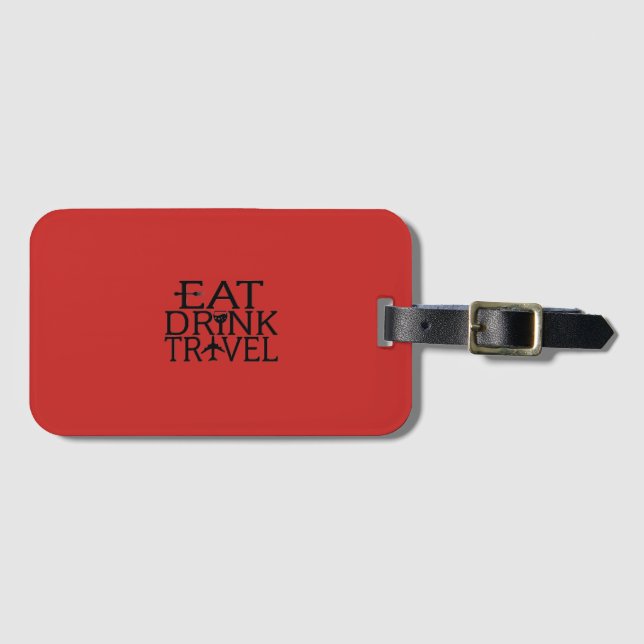 Travel Luggage Tag (Front Horizontal)