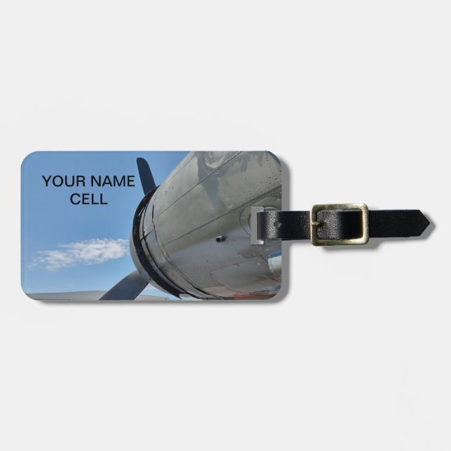 Travel Luggage Tag  (Front Horizontal)