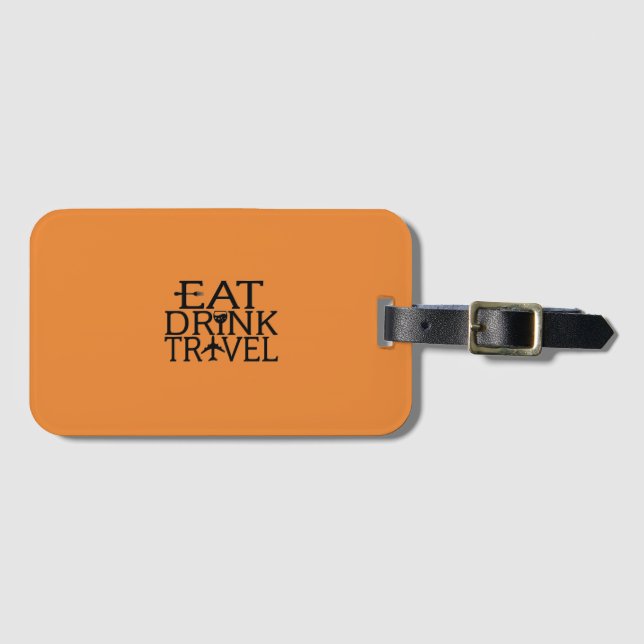 Travel Luggage Tag (Front Horizontal)