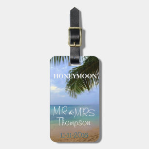 Travel   Luggage Tag   Honeymoon   Mr & Mrs