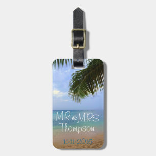 Travel   Luggage Tag   Honeymoon   Mr & Mrs