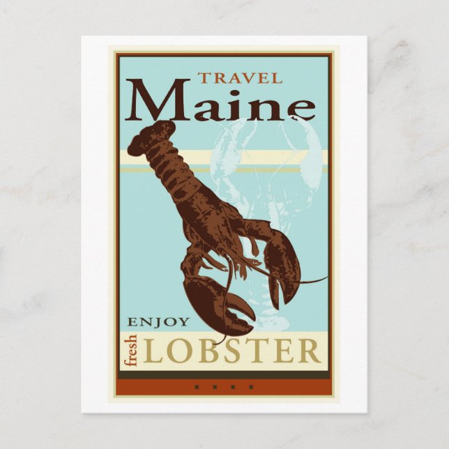 Travel Maine Postcard (Front)