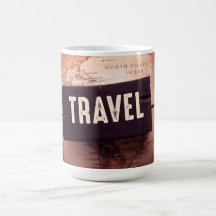 Travel Map Mug