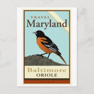 Travel Maryland Postcard