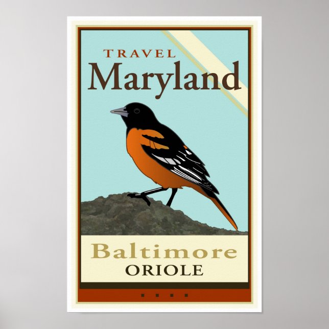 Travel Maryland Poster (Front)