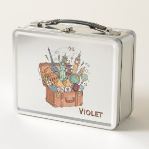 Travel Metal Lunch Box