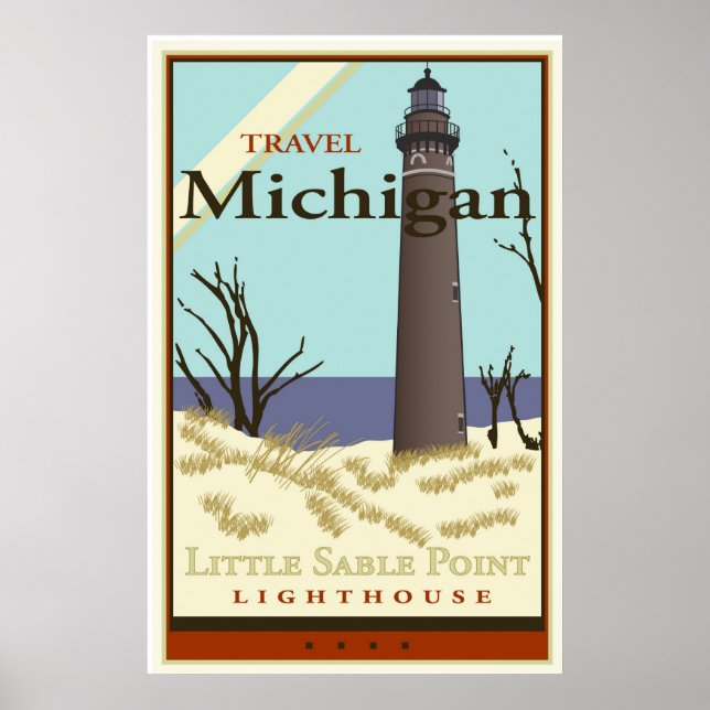 Travel Michigan Poster (Front)