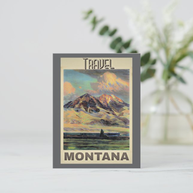 Travel Montana poster, Postcard (Standing Front)