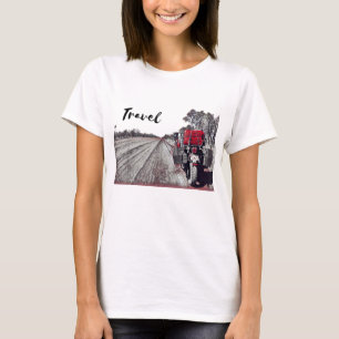 Travel Motorcycle Triumph Adventure Bike Desert Ro T-Shirt