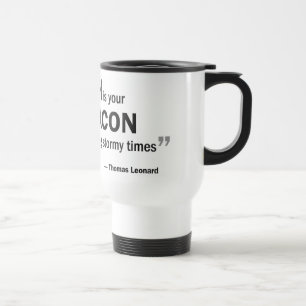 Travel Mug - 'A coach is your beacon...'