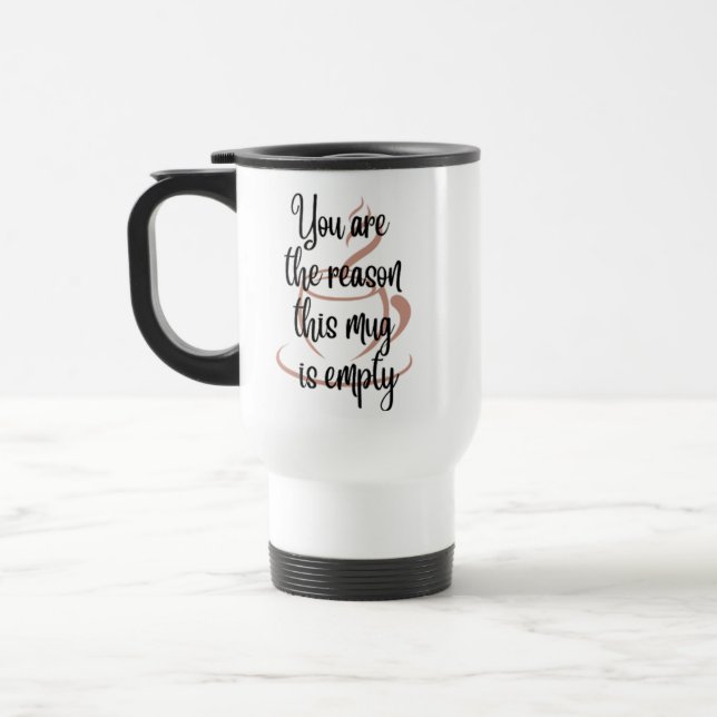 Travel mug Beautiful Quotes (Left)