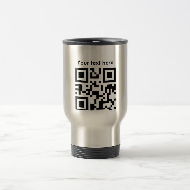 Travel mug (custom text) (Center)