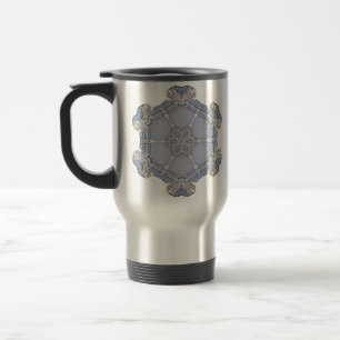 Travel Mug - Digital Snowflake l