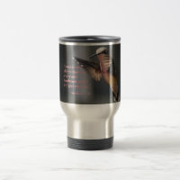 Travel mug...Hummingbird...rest