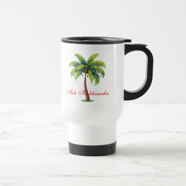 Travel Mug Merry Christmas/Mele Kalikimaka (Right)