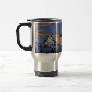 Travel Mug - "The Matterhorn At Sunset"