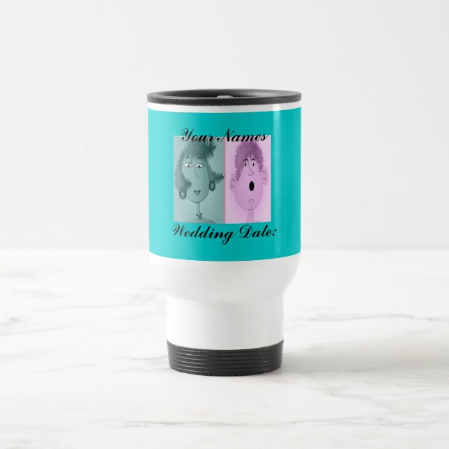 Travel Mug "Wedding Date" (Center)