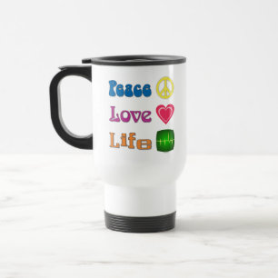 Travel mug with a pro-life message.