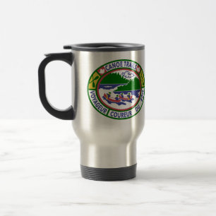 Travel Mug with Canoe Trails Training Patches
