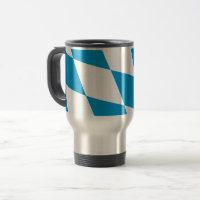 Travel Mug with Flag of Bavaria, Germany
