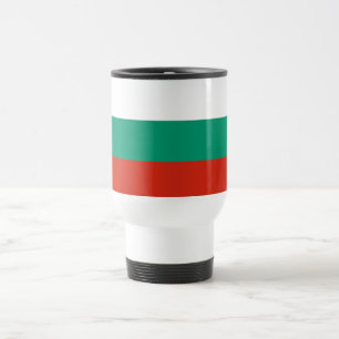 Travel Mug with Flag of Bulgaria