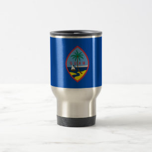 Travel Mug with Flag of  Guam - USA